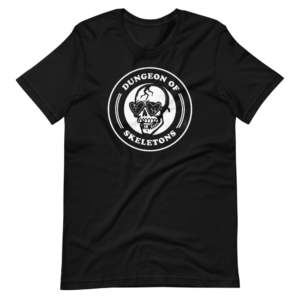 Dungeon of Skeletons Black Logo Shirt